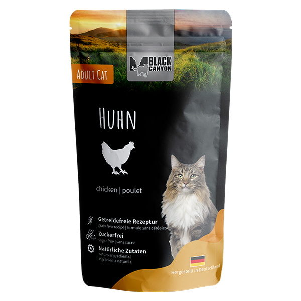 Black Canyon Cat Pouchbeutel Huhn 12 x 85g
