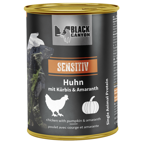 Black Canyon Sensitiv - Huhn mit Kürbis & Amaranth 410g