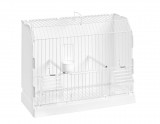 Trainings-Käfig mit Außenfütterung weißes Gitter