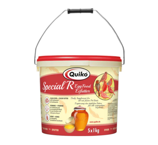 Quiko Special R Eifutter: Kraft und Aufzuchtfutter für alle rotgrundigen Vogelarten 5kg