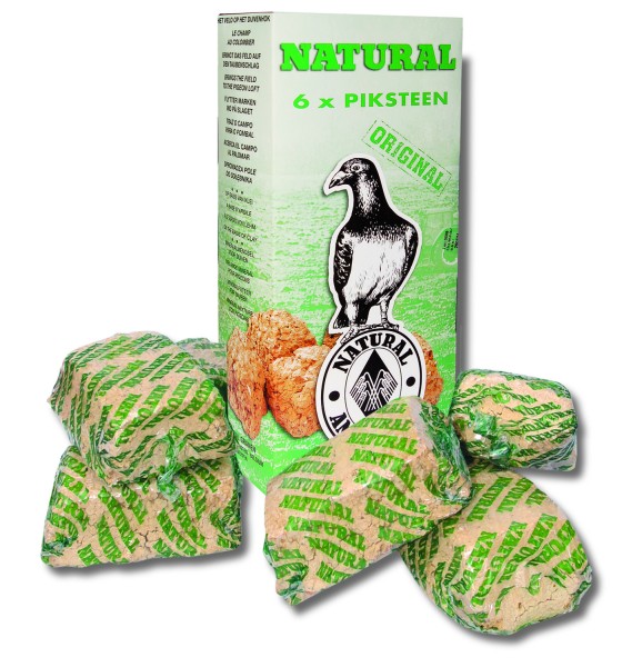 Natural Pickstein für Tauben und Vögel 6er Pack