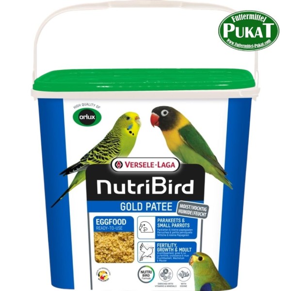 NutriBird Gold Patee Sittiche & Kleine Papageien 5kg