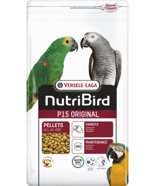 NutriBird P15 Original Pflegefutter für Papagein 1kg