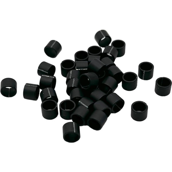 Farbringe Alu 3,0mm schwarz 10 Stück