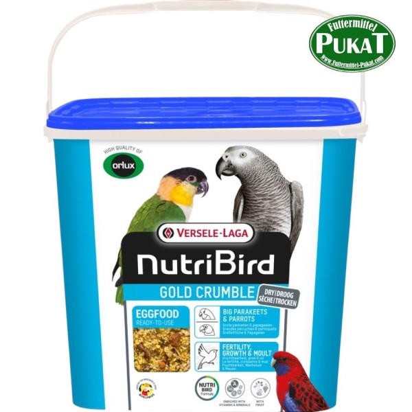 NutriBird Gold Crumble Großsittiche & Papageien 4kg