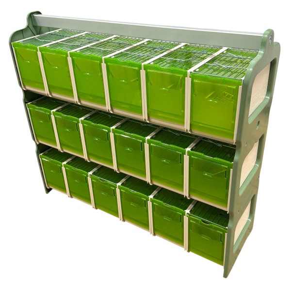 18x Secondino Medio Transportbox mit Tragegriff