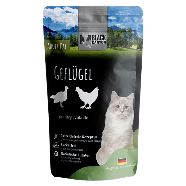 Black Canyon Cat Pouchbeutel Geflügel 12 x 85g