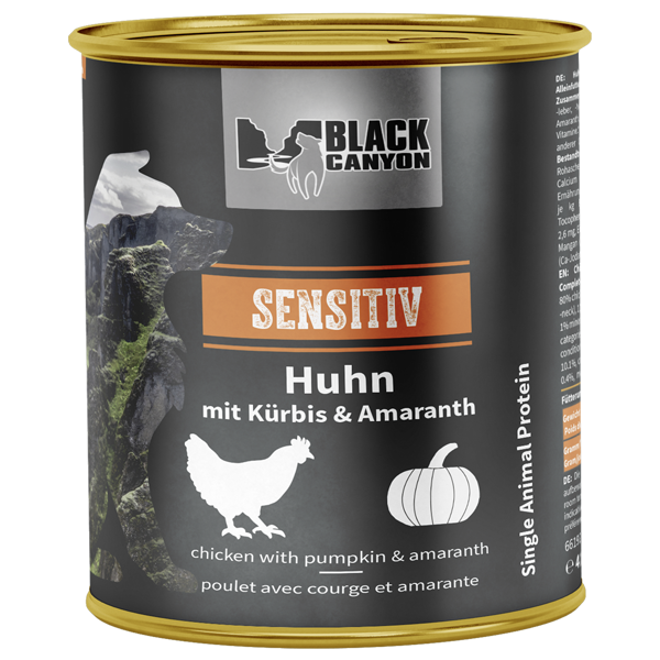 Black Canyon Sensitiv - Huhn mit Kürbis & Amaranth 820g