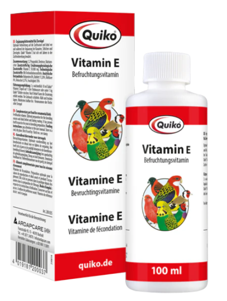 Quiko Vitamin E flüssig Vitamin für Ziervögel 200ml