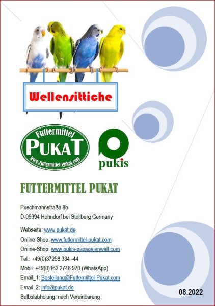 Puki's Flyer - Wellensittiche A5